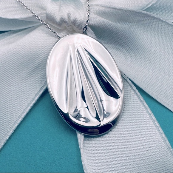 Tiffany & Co. Jewelry - RARE 1979 Tiffany & Co Ag 1000 Silver LIBRA Zodiac Necklace with PACKAGING